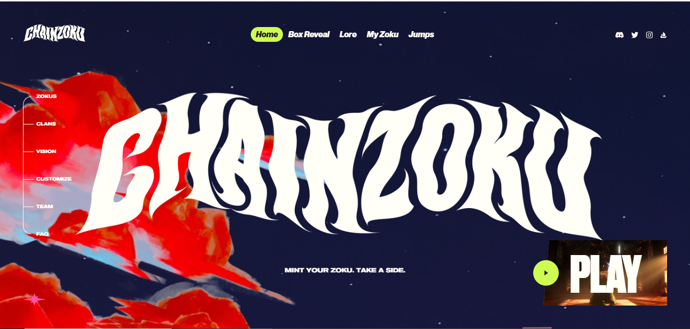 ChainZoku – Interactive NFT Universe